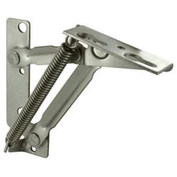 Compas à ressort droit nickelé Cime 45×125×45 mm - Charge max 10 kg