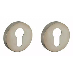 Paire de rosaces cylindre inox 304 THIRARD Ø53 mm