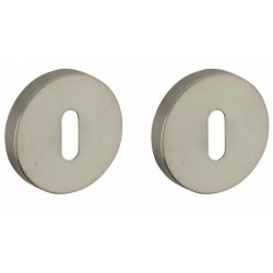 Paire de rosaces trou de clé inox 304 THIRARD Ø53 mm
