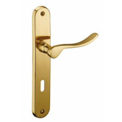 Poignée Marianne laiton trou de clé I THIRARD 220 mm