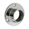 Lot de 2 supports muraux fermés Ø19MM rond chromé Cime