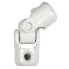 Genouillère pour tige d'entraînement Ø12mm et tringle Ø12mm acier blanc + vis