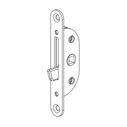 Loquet à larder Ferco F17 axe 17 mm têtière 16 mm