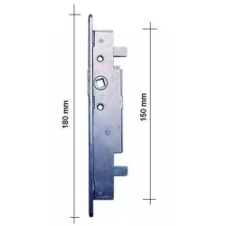Crémone à larder Ferco panneton axe 9,5 mm carré 7 mm