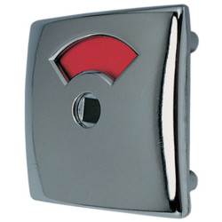 Voyant à pilier Assa Abloy chromé carré 6 mm