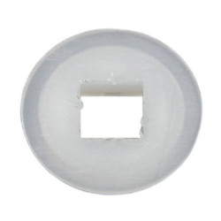 Rondelle de calage nylon blanc carré 7 mm lot de 10