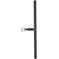 Tige d'espagnolette plate Tirard L1480 poignée rivetée acier poudré noir