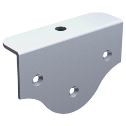 Platine équerre pour fixation sur plat Mantion trou taraudé M10