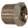 Raccord de réduction C 1/4 F - 3/8 M en laiton nickelé cavalier par 1 Lacmé
