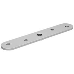 Platine pour fixation sur chant Mantion avec trou taraudé M12 30 x 170