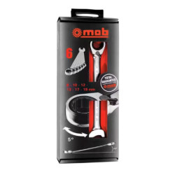 Jeu de clés mixtes à cliquet en coffret MOB 8 à 19 mm