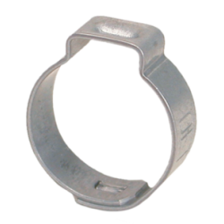 Collier de serrage à une oreille acier zingué Ø18,5 mm