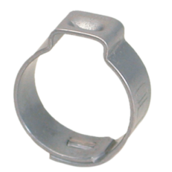 Collier de serrage Ø15,7 mm à une oreille acier zingué