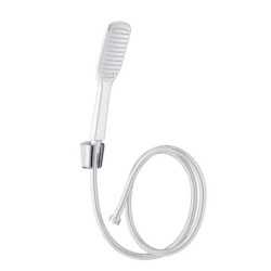 Support de douchette 1 position ABS chromé Wirquin