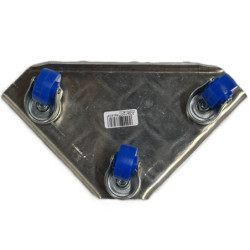 Plateau à roulettes d’angle Caujolle 70kg aluminium