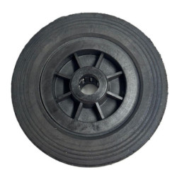 Roue de manutention Caujolle Ø 200 mm caoutchouc – alésage 20 mm ou 25 mm