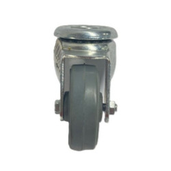 Roulette d'ameublement Caujolle caoutchouc Ø50 mm 35 kg