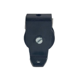 Poulie noire à pattes Caujolle Ø30 mm pour câble 6 mm