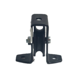 Poulie noire à pattes Caujolle Ø30 mm pour câble 6 mm