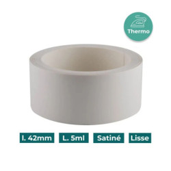 Bande de chant Blanc P099 pré-encollée 42 mm