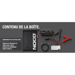 Booster de démarrage NOCO GB40 12V 1000A Boost Plus