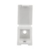 Taquet équerre simple PVC blanc L22xH22x23mm Cime 12 pièces