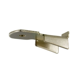 Taquet pour crémaillère acier nickelé Cime 11 à 16 mm