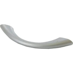 Poignée bombée fine gris aluminium entraxe 96 mm Cime