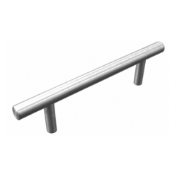 Poignée bombée fine gris aluminium entraxe 96 mm Cime