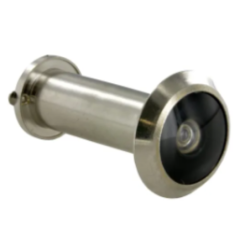 Judas optique 200° chromé pour porte 37 à 82 mm Cime