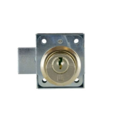 Serrure de meuble à cylindre 20 mm réversible Cime