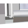 Bas de porte Inox à lèvre Ellen 100 cm
