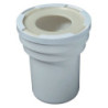 Manchon droit pour wc Wirquin Pipe WC courte droite Ø100 mm