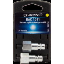 Coupleur pneumatique Rac 1011 gros débit ISO 6150 B
