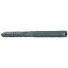Vis double filet M8 D10mm L100mm en acier x4 - CIME