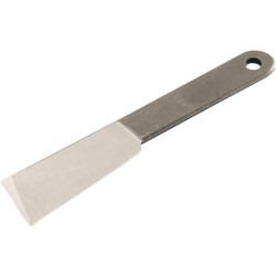 Couteau à demastiquer monobloc L'Outil Parfait lame 10 cm acier trempé, vernie.