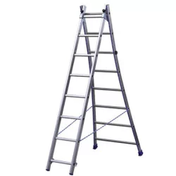 Échelle transformable Centaure KET2 2x8 – Aluminium – 2m30 à 3m60 – Sécurité & Stabilité
