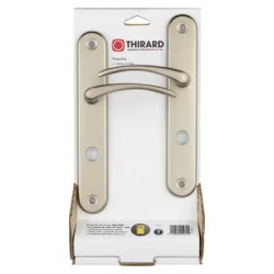 Poignée de porte d’entrée Thirard Sélène – Finition nickel satiné – Réf. THI00590231
