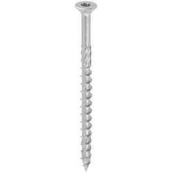 Vis bois Klimas KLMKMWHT-30030-B – Tête fraisée anti-fendage – Acier zingué