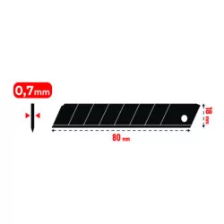 Cutter Métrica black blade pocket largeur de lame 18 mm