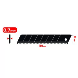 Cutter Métrica vis renforcée largeur de lame 18 mm