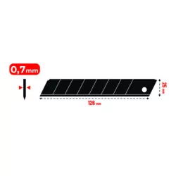 10 lames cutter black blade sk2 Métrica 0,7mm