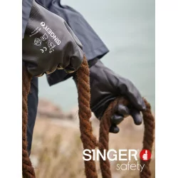 Gant nitrile tout enduit Singer manutention humide