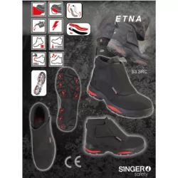Chaussure haute Etna cuir hydrofuge Singer
