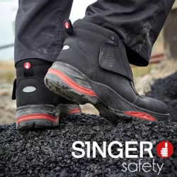 Chaussure haute Etna cuir hydrofuge Singer
