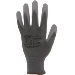 Gant PU polyester sans couture gris Singer x10