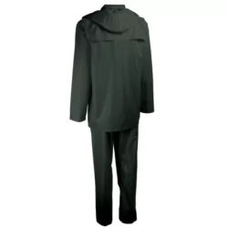 Complet de pluie nylon/PVC vert
