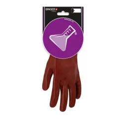 Gant PVC rouge Singer simple enduction