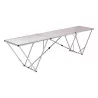 Table de colleur aluminium Savy 3x0.60x0.80m