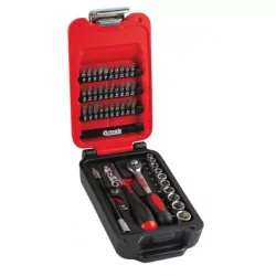 Coffret 1/4'' 46 pièces Mob – Cliquet rond, douilles 6 pans